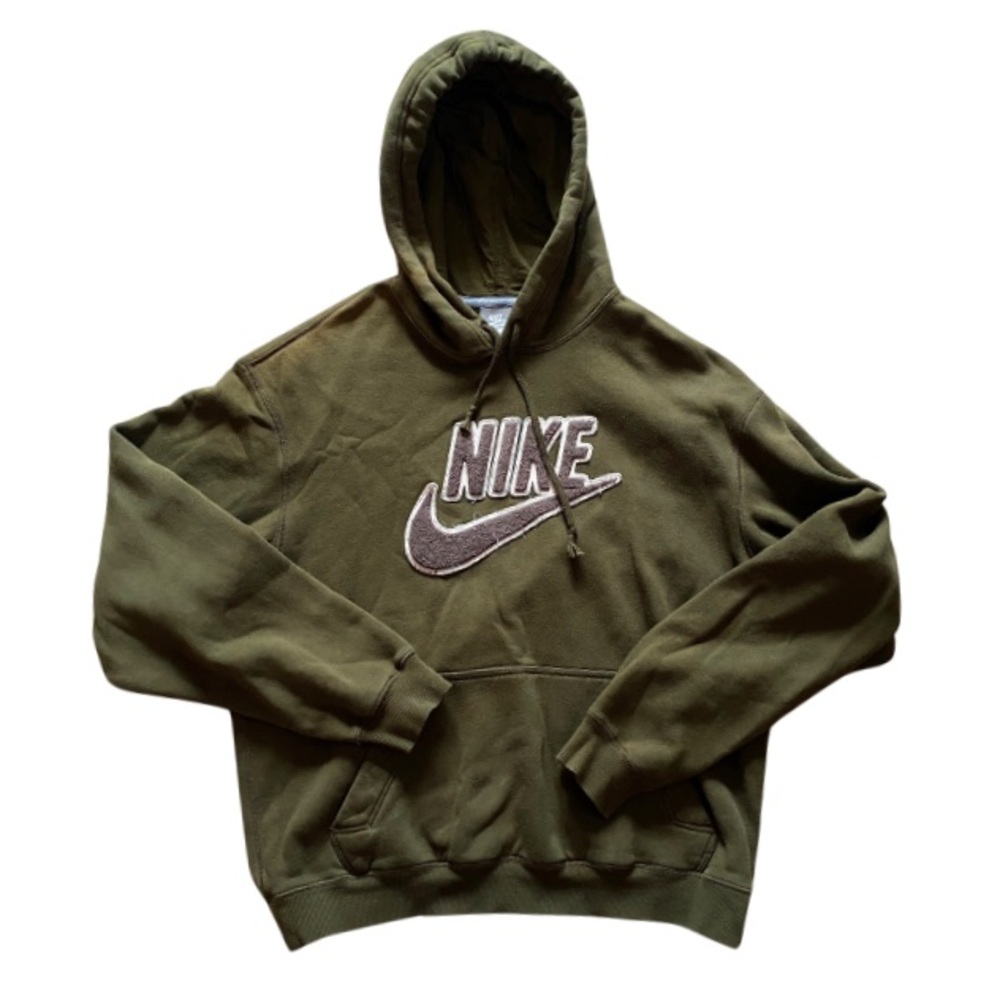 NIKE Sportswear Men’s Green Sweater Hoodie Size L
